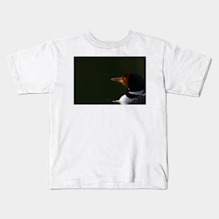 Dawn Breaks - Common loon Kids T-Shirt